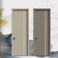 Porte écologique ignifuge moderne sur mesure en aluminium nid d'abeille pour maison, bureau, hôtel, école, hôpital