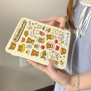 Funda transparente de cuero PU con diseño de Rilakkuma Y Fold para iPad Air 4 5 Pro 2024 7 8 9 10, funda protectora para tableta - Product Image 4
