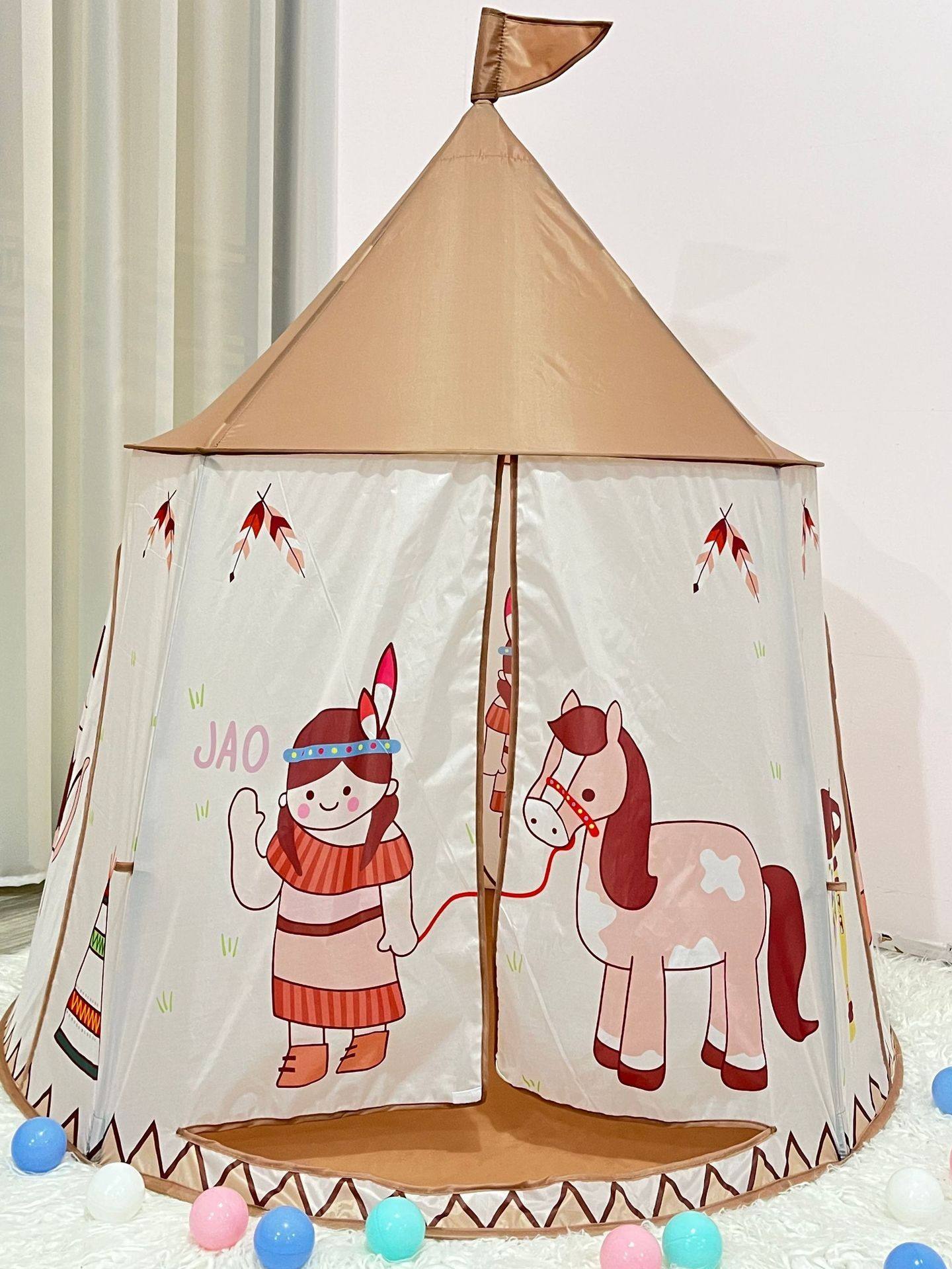 Café pony indio (con pantalla de malla)