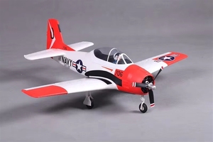 <span class=keywords><strong>Avion</strong></span> de chasse RC Scale FMS <span class=keywords><strong>T</strong></span>-<span class=keywords><strong>28</strong></span> Trojan 800mm V2 PNP, configuration puissante sans balais, engrenages métalliques - Product Image 6