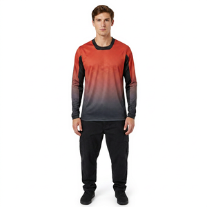 Maillot de motocross personnalisé sublimé pour homme, manches longues, respirant, pour MX, Dirt Bike, VTT, Downhill, course moto, fabricant OEM - Product Image 1