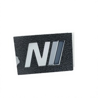 Logo 3D personnalisé autocollant de voiture ABS métal chromé auto-adhésif emblèmes de voiture insignes de logo
