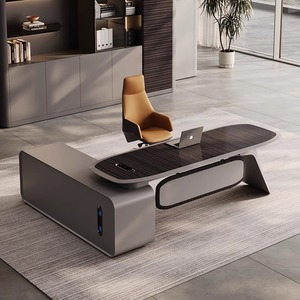 Sang trọng L hình quản lý văn phòng bàn và ghế văn phòng bằng gỗ furnitury Thiết kế Hiện Đại Văn phòng điều hành Bàn Ông Chủ bàn cho văn phòng - Product Image 2