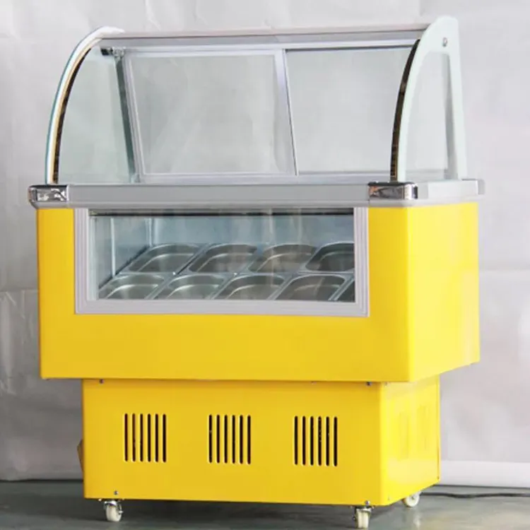 Wellcooling frigoriferi ice cream freezer popsicle display