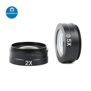 Microscope monoculaire à baril unique 10A 0.3X 0.5X 0.7X 2X lentille d'<span class=keywords><strong>objectif</strong></span> à miroir doublé mise au point manuelle IP53 <span class=keywords><strong>3d</strong></span> dioptrique - Product Image 3