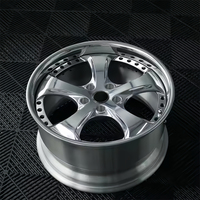 Rines de Aleación Forjados de 5 Radios 5x112 5x114.3 5x120 de 15 16 18 19 20 Pulgadas, Rines Personalizados para Autos de Lujo BMW, Audi, Honda, Mercedes
