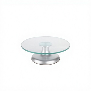 Plato Giratorio Metálico Resistente y Ecológico para Decorar Pasteles, Cupcakes y Exhibir Muffins - Product Image 3