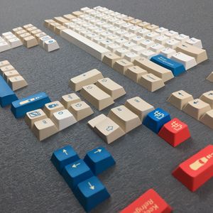 Gmk คีย์บอร์ดแบบย้อนยุค Vitasoy แบบกำหนดเองสีระเหิดแป้นพิมพ์กล PBT ยิงคู่ - Product Image 5