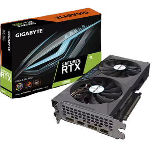 กิกะไบต์ GeForce RTX <span class=keywords><strong>3060</strong></span>นกอินทรี12กรัม (รอบ. 2.0) OEM การ์ดกราฟิกสำหรับเล่นเกมยอดเยี่ยมเพื่อประสิทธิภาพ - Product Image 1