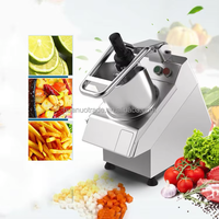 Coupe-légumes électrique commercial pour pommes de terre, oignons et légumes, en acier inoxydable