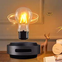 Lámpara de Escritorio Magnética Flotante Creativa con Interruptor Táctil y Levitación 360 °   Lámpara Decorativa Giratoria para Dormitorio, Regalo de Cumpleaños y Navidad