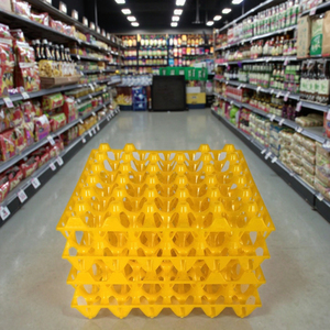 Durable Mesh Style Plastic Egg Shakers Stackable Transport <strong>Packing</strong> <strong>Crates</strong> and Grille Egg Trays for Savings - Product Image 6