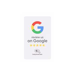 Carte NFC intelligente en PVC personnalisée pour lien de révision - Product Image 2