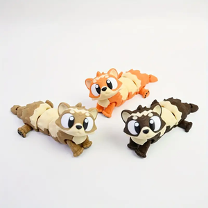 Statue de Furet Mignon Imprimée en 3D, Furet Articulé pour Cadeaux de Fête, Cadeau d'Anniversaire pour Collection d'Animaux et de Dinosaures - Product Image 4