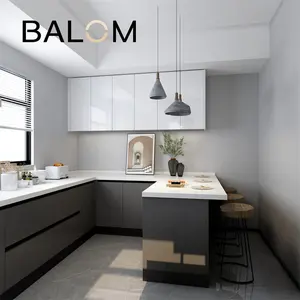 BALOM New Style Kitchen Cabinets Customized kitchen cabinet designs Home Furniture Modular kitchen cabinets Factory Supply