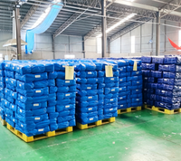 Bâche en PE imperméable laminée et enduite, résistante aux déchirures, pour couverture d'usine (vente en gros)