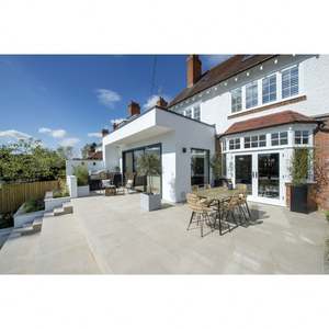 Meubles d'îlot de cuisine en laque de luxe sur mesure, cuisine blanche, armoires de cuisine modulaires de style shaker, ensemble complet avec évier - Product Image 6