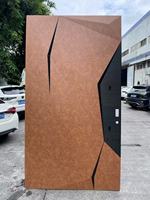 Charnière résidentielle moderne en bois massif antivol avec lignes d'horizon design étroit sans cadre dissimulé pour usage extérieur vente en gros pour