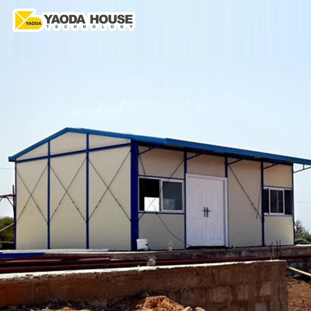 Estrutura de aço leve, construção de casas pré-fabricadas em painel sanduíche, casa pré-fabricada, preço de contêiner para sala de aula