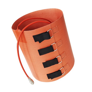 แผ่นทำความร้อนยางซิลิโคนสำหรับถัง/ดรัม 220V 86x20ซม. ผ้าห่มทำความร้อนแบบประหยัดพลังงาน 800W - Product Image 6