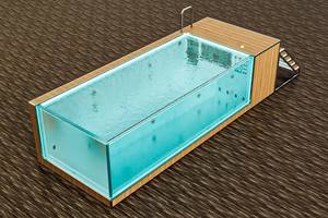 <span class=keywords><strong>Piscine</strong></span> en acrylique transparent personnalisable Swim Spa pour Hotel Villa - Product Image 6