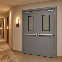 Pintu Baja Ganda untuk Ruang Operasi Rumah Sakit, Pintu Klinik, Pintu Ruang Bersih, Pintu Pemurnian Ruangan