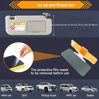 Visière anti-éblouissement pour voiture Extension de pare-brise anti-éblouissement Lunettes de pare-soleil universelles Vision de jour et de nuit Anti-éblouissement Autour
