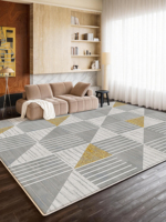 Tapis moelleux de style marocain imprimé en 3D de haute qualité, lavable, pour chambre à coucher, salle à manger, chambre d'hôtel