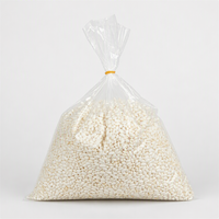 Sacs en PE, sacs en plastique transparents à fond plat carré, sacs d'emballage en polyéthylène pour le stockage des aliments, des céréales, des légumes, la protection des appareils électroménagers contre la poussière, l'emballage