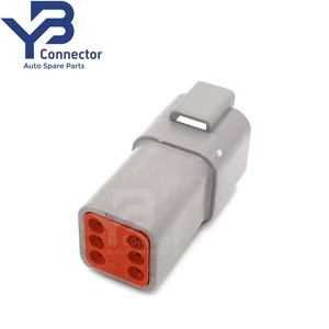 Conector Eléctrico DEUTSCH Serie <span class=keywords><strong>DT</strong></span> de 6 Pines DT04-6P para Excavadora CAT - Product Image 2