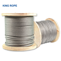 Câble en acier galvanisé à chaud 6x19+FC & 7x19, 3mm-40mm, câble de rigging à usage général