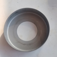Grande couverture de bride bombée en acier inoxydable 304 robuste Walmetal, finition satinée, pour poteau de balustrade d'escalier de 60 mm, 125 mm, moderne