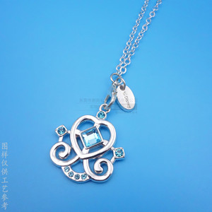 Collar con Letra Inglesa en Aleación Personalizada, Chapado en Oro, Cadena para Clavícula para Mujer con Diseño de Logotipo - Product Image 4