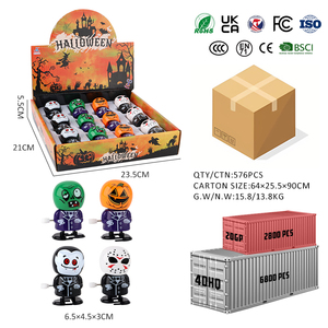 Đồ chơi bằng nhựa gió lên cơ chế Halloween mới lạ Đồng hồ windup đồ chơi cho trẻ em - Product Image 6
