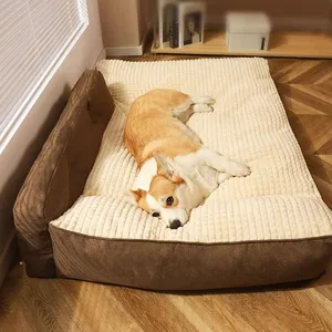 Çevre dostu tasarım sıcak pamuk bebek uyku yumuşak sıcak pamuk bellek köpük köpek yatağı Pet yatak
