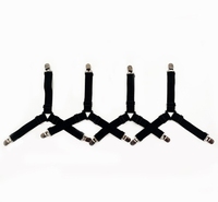 4 Pcs Triangle Bettlaken halter Spann betttuch Clips Verstellbare Laken Hosenträger Matratze Greifer Clips für Bett Matratzen bezug