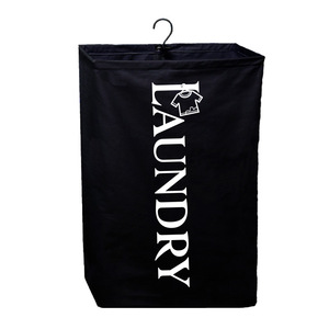 Laundry Bag Hanging Pure Cotton Canvas 41x15x68cm Washable Household Storage Basket - Product Image 3