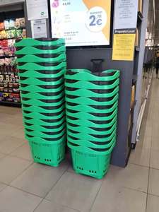 55L <span class=keywords><strong>supermercado</strong></span> cesta de <span class=keywords><strong>la</strong></span> compra con mango y ruedas - Product Image 4