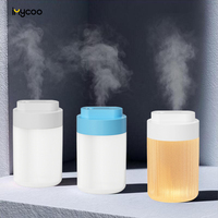Draagbare Creatieve Kleur Cup Usb Auto Air Vernevelaar Luchtbevochtiger Ultrasone Mini Cool Mist Luchtbevochtiger Fles Voor Auto