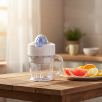 Huishoudelijke slowjuicer met plastic behuizing, 700ml capaciteit, AC-motor, Engels/Spaans ondersteuning, elektrisch keukenapparaat voor citrusvruchten