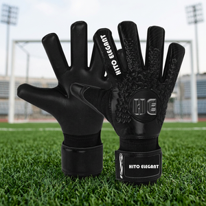 Guantes de Portero Profesionales de Primera Calidad, Palma Delantera de Látex Giga, Dorso de Silicona Inyectada, Corte Medio, Diseño Personalizado, Servicio OEM - Product Image 3