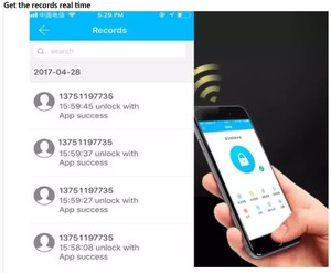 Căn Hộ Sinh Trắc Học An Toàn Không Dây Ứng Dụng Điện Vân Tay Kỹ Thuật Số Thông Minh Cửa Khóa KF158B - Product Image 5