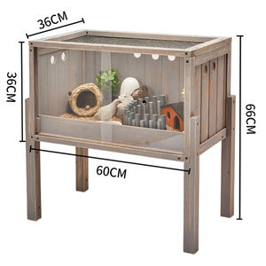 <span class=keywords><strong>Cage</strong></span> de maison de <span class=keywords><strong>hamster</strong></span> de hérissons de poulet de rutine en plastique transparent transparent - Product Image 6