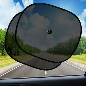 Rideaux de voiture pliables de luxe camouflage en maille avec fixation par ventouse <span class=keywords><strong>pour</strong></span> vitres latérales et <span class=keywords><strong>pare</strong></span>-<span class=keywords><strong>brise</strong></span> avant – <span class=keywords><strong>Protection</strong></span> solaire et isolation - Product Image 4