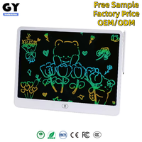 GY Classic Tableau de Dessin et de Peinture Personnalisable pour Enfants de 13 Pouces, Pratique du Graffiti pour Bébé, Écriture, Effacement en Un Clic, Écran LCD, Cadeau