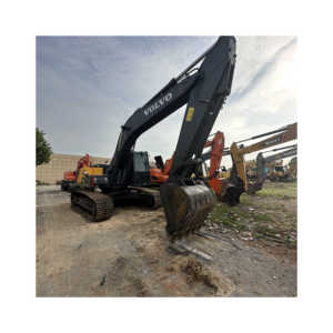 Pelleteuse rétrocaveuse sur chenilles hydraulique moyenne Volvo EC240 de 24 tonnes d'occasion de Corée terrassement chez Competitive Harga - Product Image 1