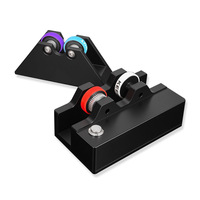 Vérificateur de droiture de queue de billard rechargeable en métal avec affichage rotatif en forme de grande roue pour queues de snooker/billard américain/9 boules