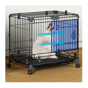 Double Door Pet <strong>Cage</strong> With Wheels Three Specifications Cats and <strong>Rabbits</strong> Are Available Dog <strong>Cage</strong> - Product Image 4