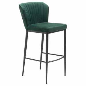 Taburete de Bar Económico 2026 con Cubierta de Lino, Patas de Metal con Recubrimiento en Polvo Negro, Silla Alta <span class=keywords><strong>para</strong></span> Barra de Bar <span class=keywords><strong>para</strong></span> Uso Doméstico - Product Image 4