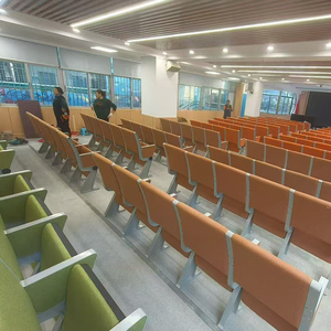 <span class=keywords><strong>Ensemble</strong></span> de <span class=keywords><strong>bureau</strong></span> et de chaise d'école pliable et durable au design moderne, adapté aux salles de classe à étages, aux salles de conférence et aux lieux de formation - Product Image 3